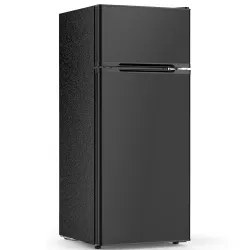 4.5 Cu.Ft Mini Fridge with Freezer, 2 Door Compact Refrigerator