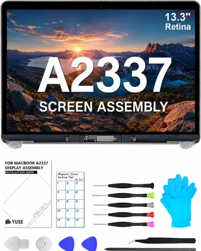 Image of A2337 Screen Replacement 13.3" for MacBook Air M1 2020 Full LCD(Silver)