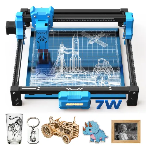 Image of ACMER Laser Engraver Machine, 7000mW Laser Cutter, 0.01mm Precision