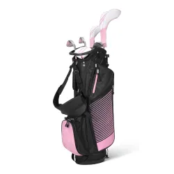 Amazon Basics Golf Club Set with Stand Bag, Oversized Clubface