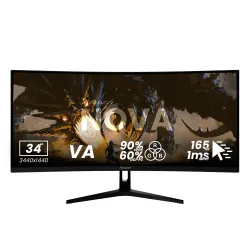 Arozzi Nova Curved 34 inch Gaming