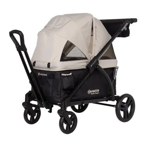 Image of Baby Trend Navigator 2-in-1 Stroller Wagon, Desert Tan