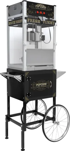 Image of Commercial Popcorn Machine 22OZ with Cart