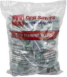 CPR Savers and First Aid Supply One-Way Disposable Training Valves for Micromask