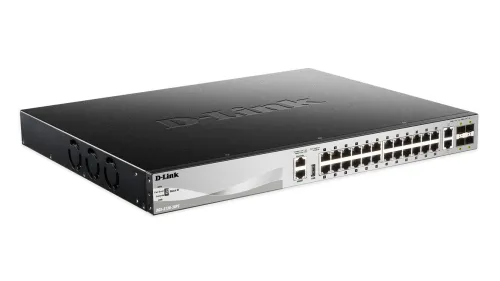 Image of D-Link 30-Port, PoE Gigabit Ethernet Switch, Lite Layer 3 Stackable Managed