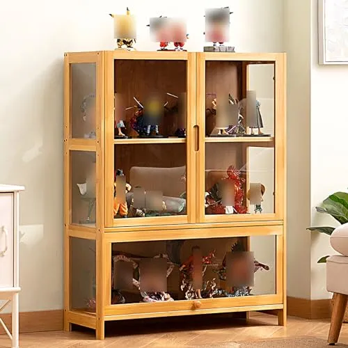 Image of Display Shelf for Collectibles,Storage Cabinet for Living Room,Toys Display