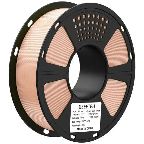 Image of GEEETECH 3D Printer PLA Filament 1.75mm Skin Beige Color, 1KG