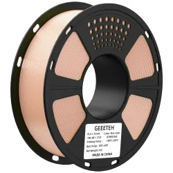 GEEETECH 3D Printer PLA Filament 1.75mm Skin Beige Color, 1KG