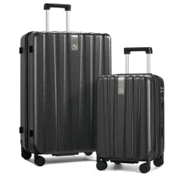 Hanke Expandable Hardshell Luggage Sets 2 Piece Extra Large Suitcases