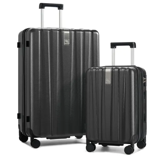 Image of Hanke Expandable Hardshell Luggage Sets 2 Piece Extra Large Suitcases