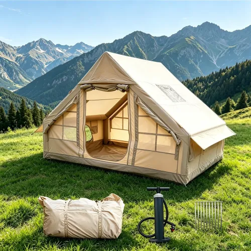 Image of Inflatable Camping Tents with Hand Pump, Air Glamping Tents