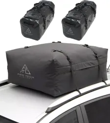Journeyer - 18 Cubic Feet Weatherproof Rooftop Cargo Carrier with 60 Liter
