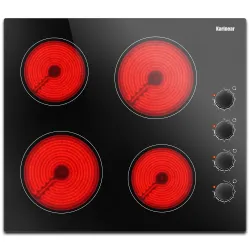 Karinear 24 Inch Electric Cooktop 4 Burners Electric Stove