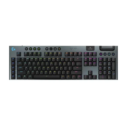 Image of Logitech G915 X Lightspeed Wireless Gaming Keyboard (Clicky) - Black