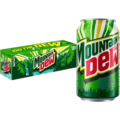 Image of Mountain Dew Soda, 12 Fl Oz Cans (Pack of 12)