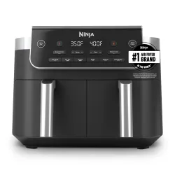 Ninja DualZone Air Fryer, 8 Qt, 6-in-1, Grey, DZ801