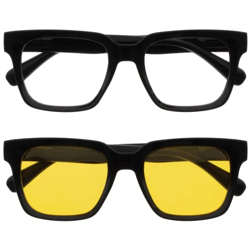 Image of OPULIZE ERA Screen & Outdoor Pack-Blue Light Glasses for Women & Men-Clear
