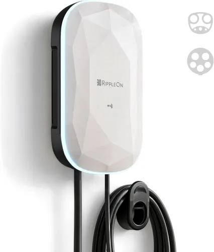 Image of Rippleon Level 2 EV Charger - Hardwired/48Amp/11.5KW/240V, UL2594, ETL, FCC
