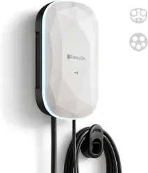 Rippleon Level 2 EV Charger - Hardwired/48Amp/11.5KW/240V, UL2594, ETL, FCC