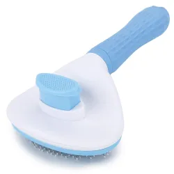 Self Cleaning Slicker Brush, Dog Cat Bunny Pet Grooming Shedding Brush