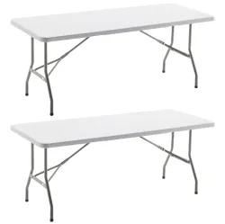 Set of 2, Event Folding Utility Table 6 Foot 72x 29.5