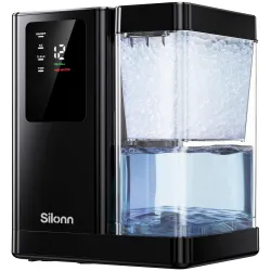 Silonn Nugget Ice Maker Countertop with 3L Detachable Tank