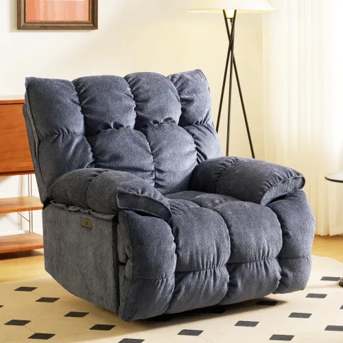 Image of SITJOY Oversized Power Swivel Rocker Recliner Chair