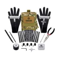 SUNSOUL Tire Repair Kit - 40PCS Heavy Duty Tire Plug Kit with Storage Bag