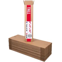 Tall Cardboard Boxes 8L x 8W x 36H (Pack of 40)