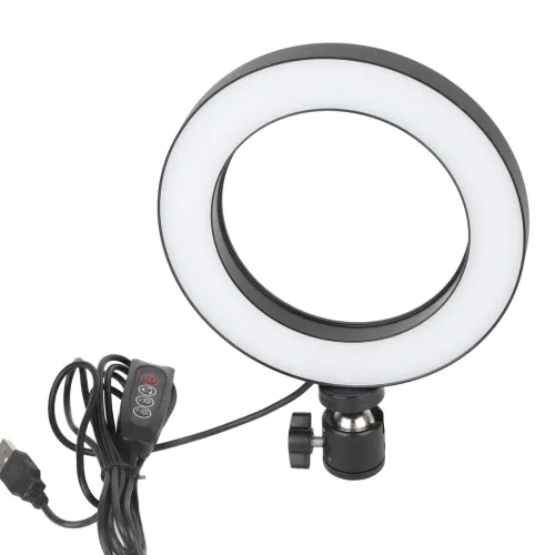 Image of UN - 160 LED Ring Light, Adjustable Fill Lamp with Tripod, 3