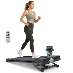 Walking Pad Treadmill 450 lb, Under Desk Treadmill, 12% Auto Incline