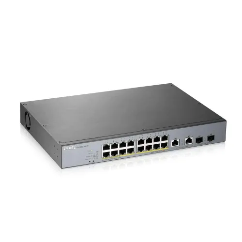 Image of Zyxel 16 Port Network Ethernet Switch | Smart Managed PoE+